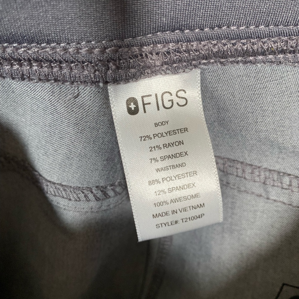 Figs Womens Kade Cargo Scrub Pant Gray Size XL Nurse Medical Hospital Doctor - Picture 6 of 7